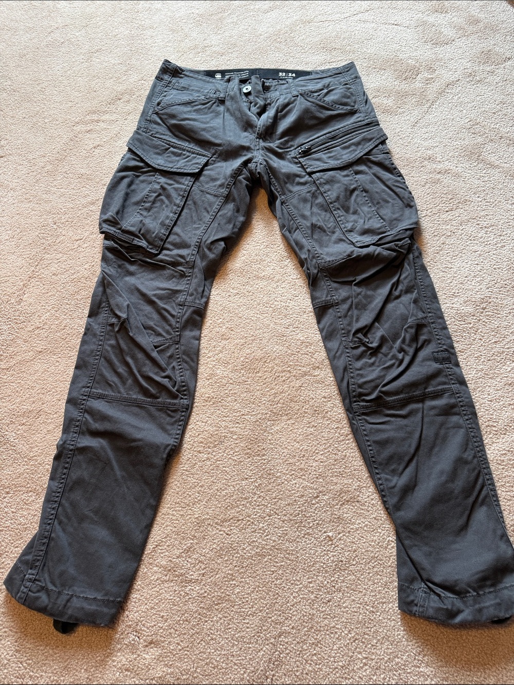 G-Star Raw Rovic Zip 3D Regular Tapered Pants - Black